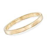 Ross-Simons Certified Italian Andiamo 14kt Yellow Gold Squared-Edge Bangle Bracelet