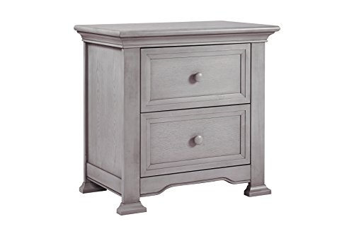 Centennial Medford 2 Drawer Nightstand- Vintage Grey