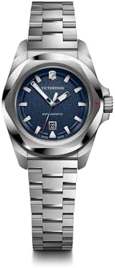 Amazon.com: Victorinox I.N.O.X. Small Black Dial Stainless Steel