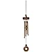 Woodstock Chimes Signature Collection, Precious Stones Chime, 11'' Tiger's-Eye Décor Designs - Small Chimes Wind Chimes for Outdoor, Patio, Home or Garden Décor (PSTE)