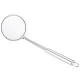 MyLifeUNIT Stainless Steel Fine Mesh Strainer, Grease Skimmer Spoon And Mesh Food Strainer