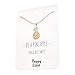 Happy Kisses Pineapple Necklace – Be A Pineapple Pendant – Message Card (Gold and Silver)