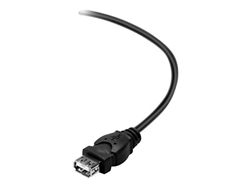 Belkin - USB Extension Cable - 10 Ft - 4 Pin USB Type A (M) to 4 Pin USB Type A (F) - Black
