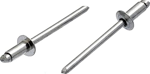 4.8mm x 16mm Stainless Steel Marine Grade Blind Pop Rivet Dome Head A4/A4 (Pack of 20) A10E