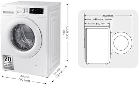 Lavadora Carga Frontal 11Kg Clase A-10% WW11DG5B25TEEC