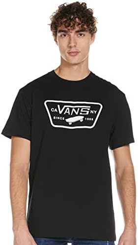 Vans Men's Full Patch T-Shirt, (Black 