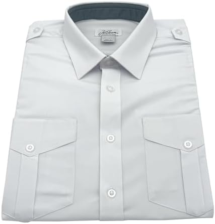 chaps no iron dress shirts Chaps Men's No-Iron Cotton Broadcloth Button-Down Shirt XLarge Black L22