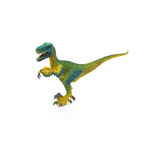 schleich DINOSAURS 14585 Realistische Velociraptor Dino Figur mit Beweglichem Kiefer - Detailliertes Prähistorisches Dinosaurier Spielzeug - Spielerisches Lernen ab 4 Jahre – Bild 5