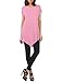 TWINTH Plus Size Various Hem Tunic Top Short Sleeve Loose Fit