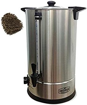 Grainfather Sparge Electric Water Heater, Electric Temperature Controlled (Complete Set) w/Bonus: Premium Microfiber Cleaner Bundle