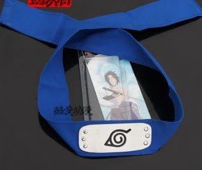 Ninja leaf village Namikaze minato headband protector cosplay cos #Blue