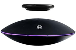 Cenroelon Magnetic Levitation Display Stand 360° Rotating, 300g Capacity, Ideal Gift forTech Enthusiasts US Plug
