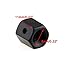 CHAMPLED New (4PC) Rabbit VW Volkswagen Logo Metal Black Wheel TIRE AIR Valve STEM CAPS DUST Cover