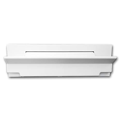 OVO Universal Central Vacuum Automatic Sweep Dustpan White Finish