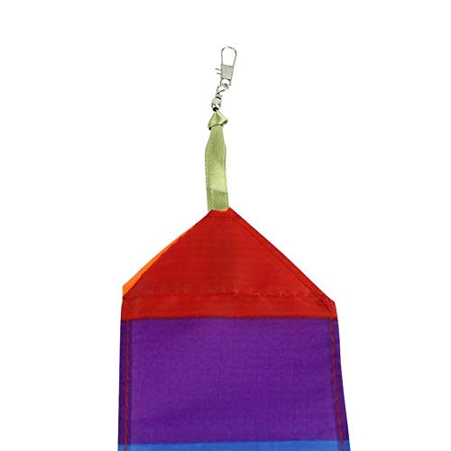 FidgetKute Super Nylon Stunt Kite Tail Rainbow Line Kite Accessory Kids Toy AD Show One Size