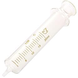 Jiaxix 5 Pack 20ml Glass Syringes With Caps
