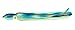 Boone Big Game Trolling Skirt (Pack of 5), Glow Green Bands/Red Stripe, 6-Inch
