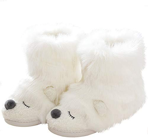 white bear claw slippers