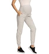 V VOCNI Maternity Pants Women's Soft Lounge Workout Jogger Sweatpants with Pockets