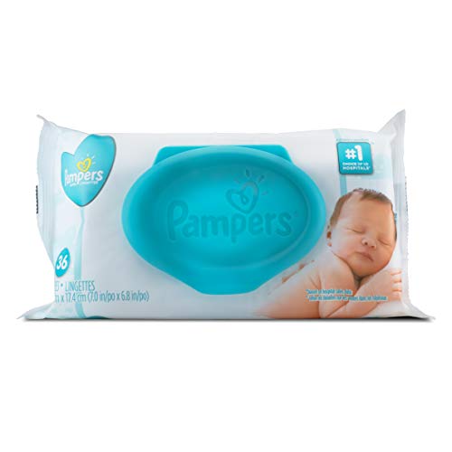 Pampers Swaddlers Disposable Preemie Diapers P1 (20 Count) Bundle with 36 Pampers Sensitive