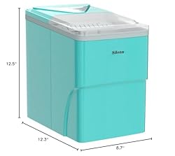 Silonn Ice Makers Countertop, 9 Cubes Ready in 6