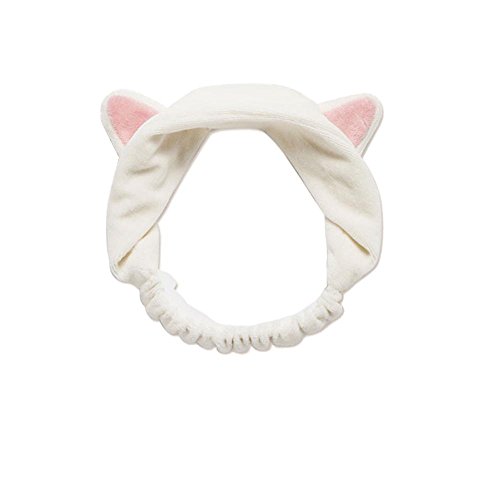 Patty Both Women Fashion Lovely Makeup Cosmetic Shower Elastic Hair Headband (Cat)