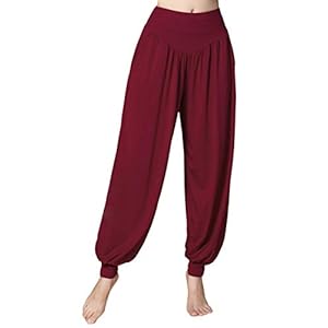 Doaraha Yogabroek voor dames, harembroek, hippie, pompbroek, elegante trainingsbroek, jogger, sportbroek…
