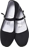 Shoes 18 Womens Cotton China Doll Mary Jane Shoes Ballerina Ballet Flats Shoes