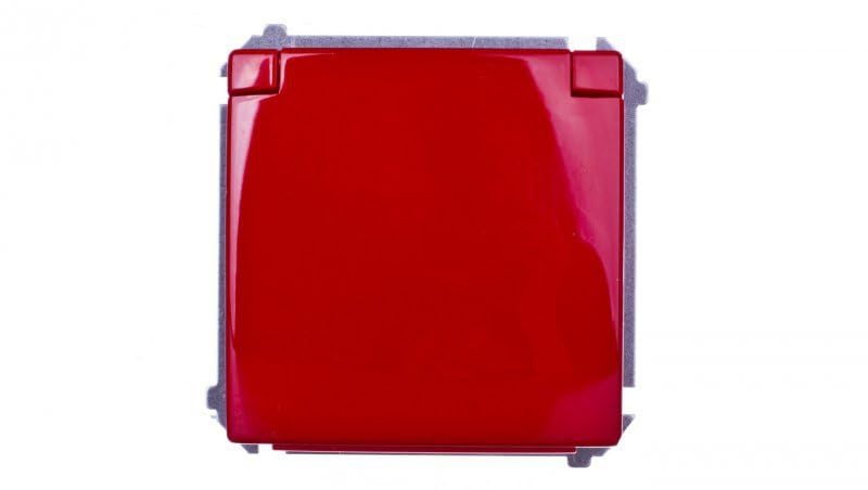 Kontakt-Simon BMGD1B.01/22 Electrical Outlet Red Plastic IP44 250 V 75 mm 40 mm