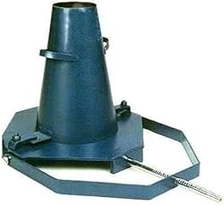Concrete Slump Test Cone Set, Metallic Base with