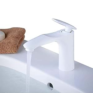 Grifo Lavabo Grifo Baño Pintura Negra Alta Calidad Monomando Lavabo