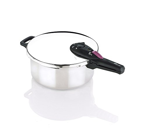 Fagor Splendid 6 Quart 15-PSI Pressure Cooker and Canner, Polished Stainless Steel - 1 Fagor Splendid 6 Quart 15-PSI Pressure Cooker and Canner, Polished Stainless Steel -