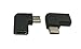 Type-C USB-C USB 3.1 Adapter,CGTime Right & Left Angled 90 Degree Male to Female Type-C Extension Adapter for Laptop & Tablet & Mobile Phone