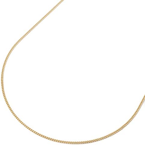 18金 ネックレス 2面カット キヘイ チェーン 造幣局検定入 アジャスター付 K18 40cm 1.2g
