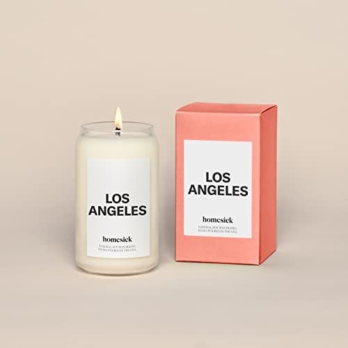Homesick Premium Scented Candle, Los Angeles Scents of Orange