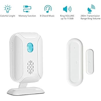 GREENCYCLE Wireless Door Open Chime (Operating Range - 918FT | 36 Chime