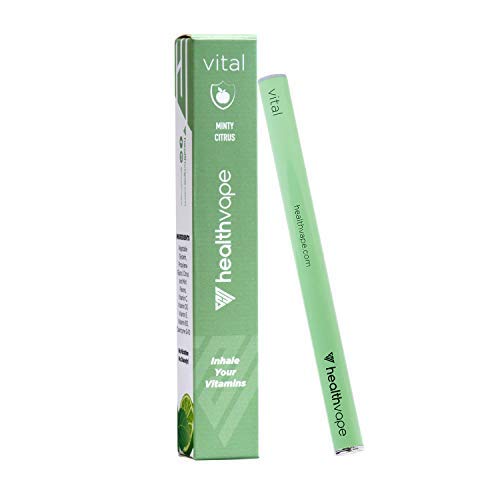 Vital Immune Support Vitamin Inhaler - with CoQ10, Vitamin C, Vitamin B12, Vitamin E, Vitamin D, and Aromatherapy - Mint Flavored Natural Immunity Booster by HealthVape (1)