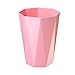 OUUD Plastic Octagon Open Trash Can, 2.2 Gallon (Pink)