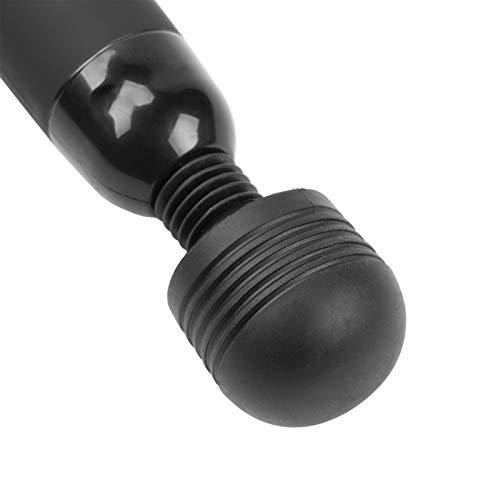 Feefine Handheld Wand,Personal Vibrate Wand Massager Multi-Speed Whisper Quiet, Waterproof, Handheld, Cordless for Neck Shoulder Back Body Massage, Sports Recovery Personal Shoulder Neck (Black)