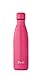 S'well Vacuum Insulated Stainless Steel Water Bottle, 17 oz, Bikini Pink with Matching Cap