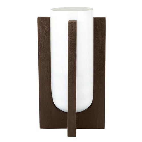 47th & Main Modern Hurricane Glass Holders Lantern Candle Holder for Pillar Can…
