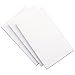 Unruled Index Cards, 3 x 5, White, 500 per Pack