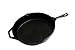 FS Kitchen Pre-Seasoned Cast Iron Cookware Pan, 12.5-Inch