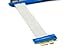 16X to 1X PCIe Riser - PCI Express Flexible Cable Card Extension Port Adapter - Lift GPU Video Graphics Card Controller Off Motherboard for Better Cooling Miner - Hardware to Build Bitcoin BTC Litecoin LTC Mining PC Computer Rig Server High Quality