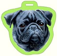 pug luggage tag