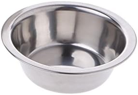 SELFON Cat Dog Puppy Hanging Hook Bowl Stainless Steel Cage Coop Cup Bird Food Water Dish Tool