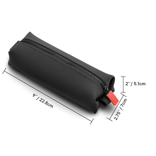 TOOLETRIES The Koby Mini Dopp Kit - Silicone Toiletry Organizer, Bathroom Travel Bag - Features Heavy-Duty Zipper, Leak Resistance, Easy to Clean - Charcoal