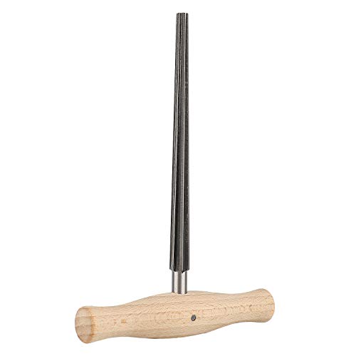 3/4 4/4 Violin Peg Hole Reamer 1:30 Taper Reamer with Wood Handle for 3/4 4/4 Violins Luthier Tool