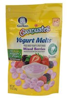 GERBER GRADUATES YOGURT MELTS MIXED BERRY – 1 OZ