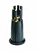 Joseph Joseph 10077 Elevate Stainless Steel Non-Stick Set with Rotating Knife Block, 7-Piece, Black (Discontinued)